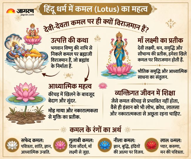 हिंदू धर्म में कमल का महत्व 